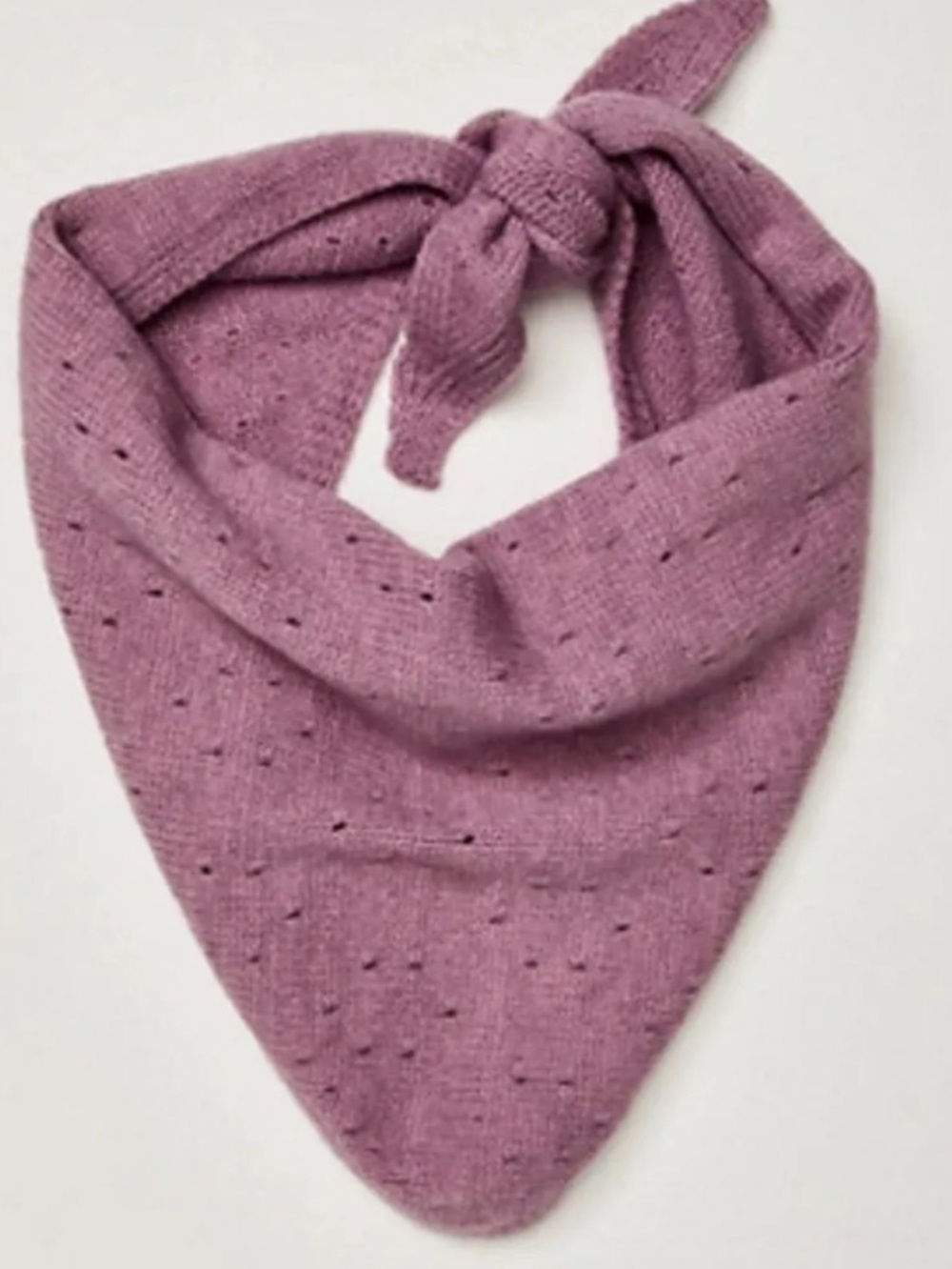 Free People Essential Triangle Scarf Purple Orchid NWOT OS